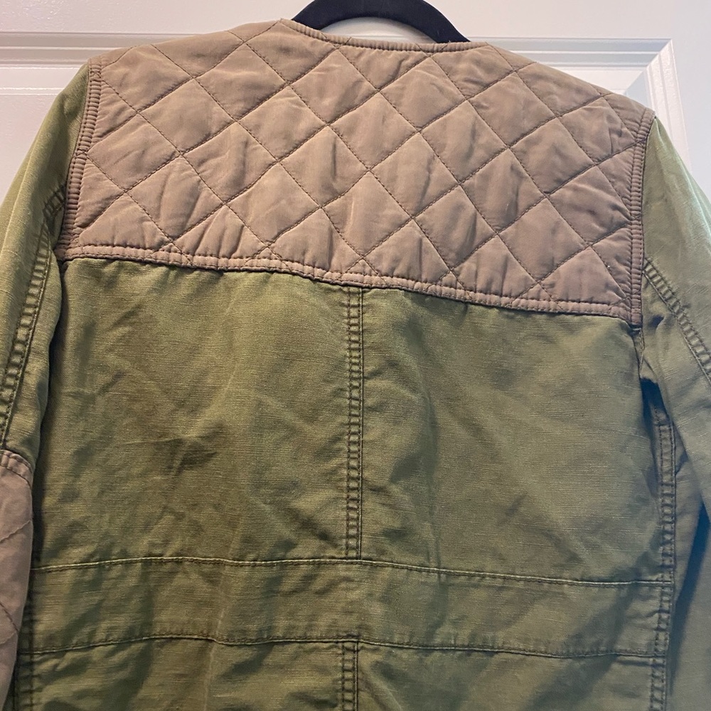 Army Green Quilted Jacket - Picture 7 of 7